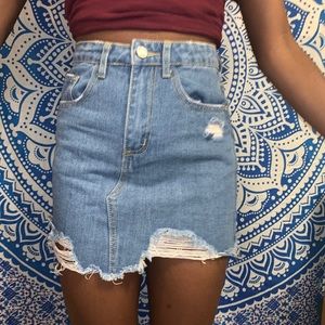 Miss Selfridge denim skirt